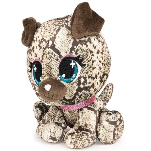 P.Lushes Designer Fashion Pets Bella Boa Dog Premium Stuffed Animal Plush, 6" - Picture 2 of 4